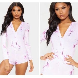 *Brand New* Unicorn Pink PJ Romper